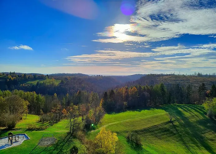 Апартаменты Harzfeuer Mit Wunderbarem Ausblick Und Schwimmbad